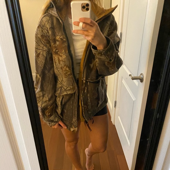 Vintage Woolrich 100% Wool Camo Oversized Men’s Jacket - Picture 1 of 13